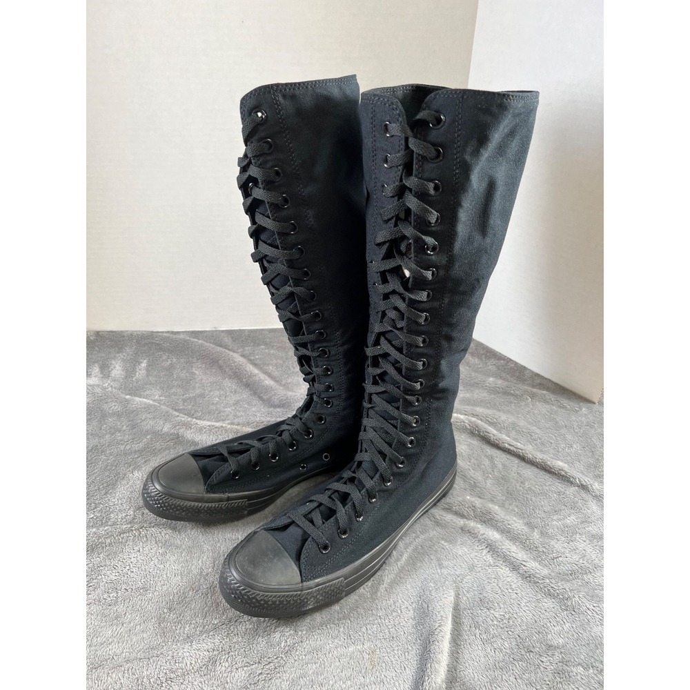 Converse Chuck Taylor All Star XX Hi Boots Mens 11 Womens 13 All Black New
